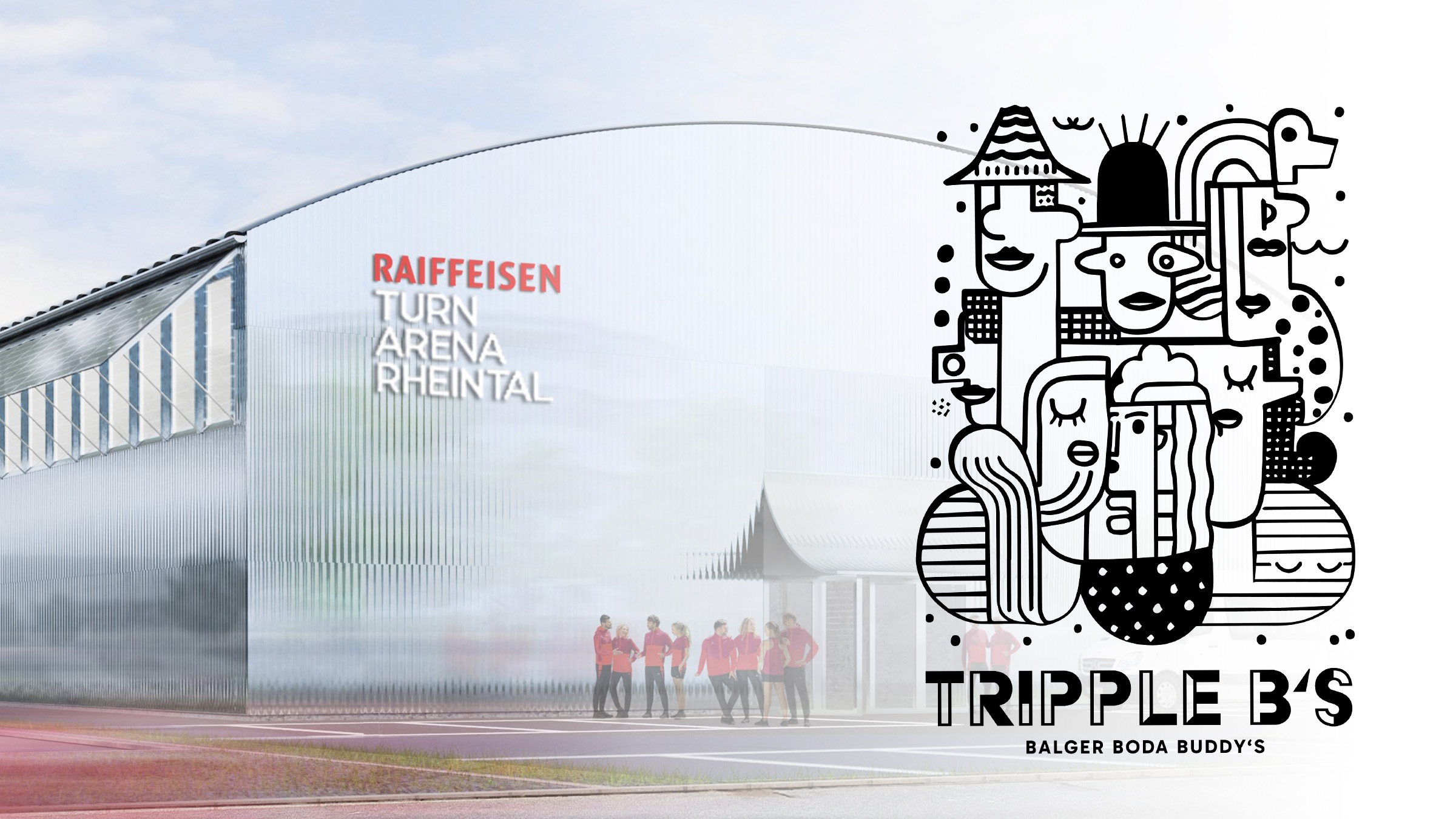 Tripple B’s: Eine Spendenaktion für die Turnarena Rheintal